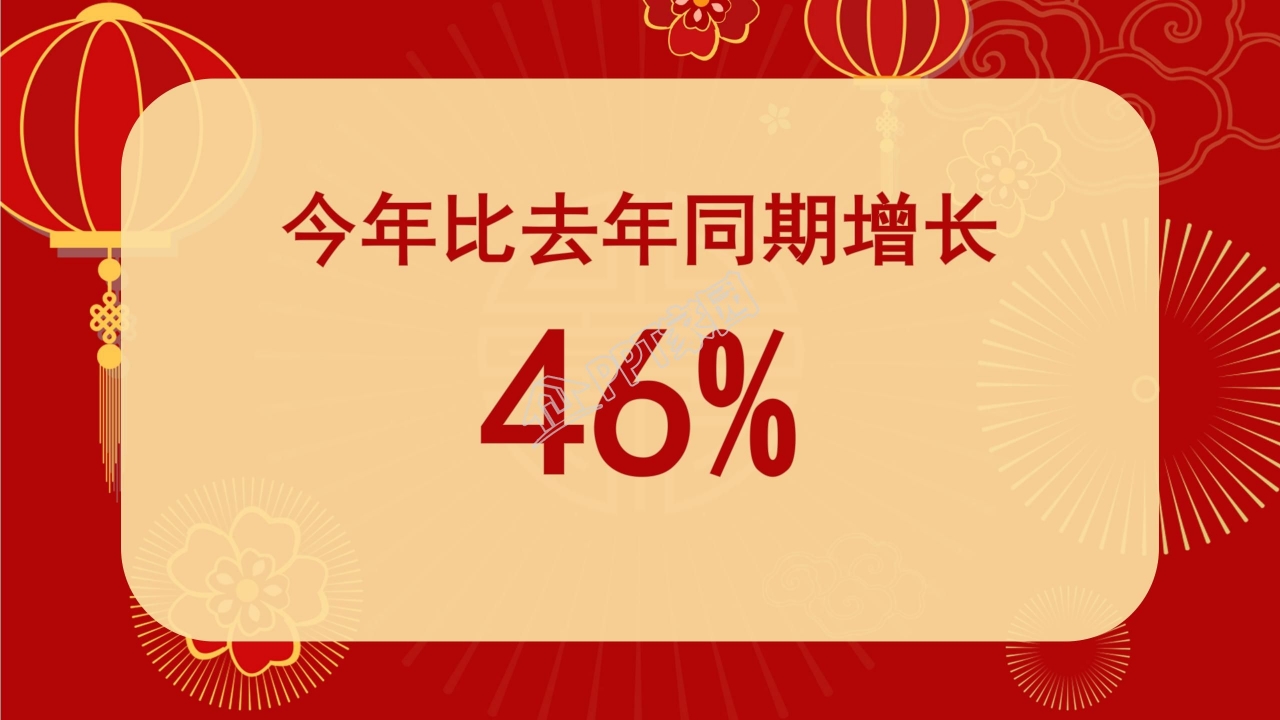 红色简约2022公司年会ppt模板