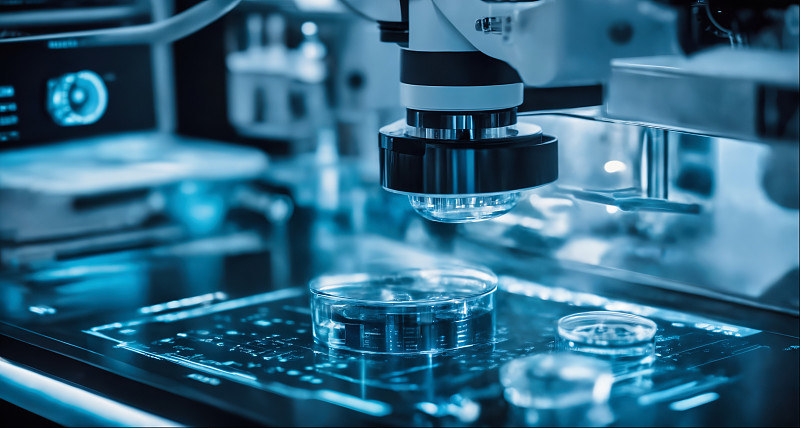 【AI数字艺术】现代化生物基因实验室概念图片下载