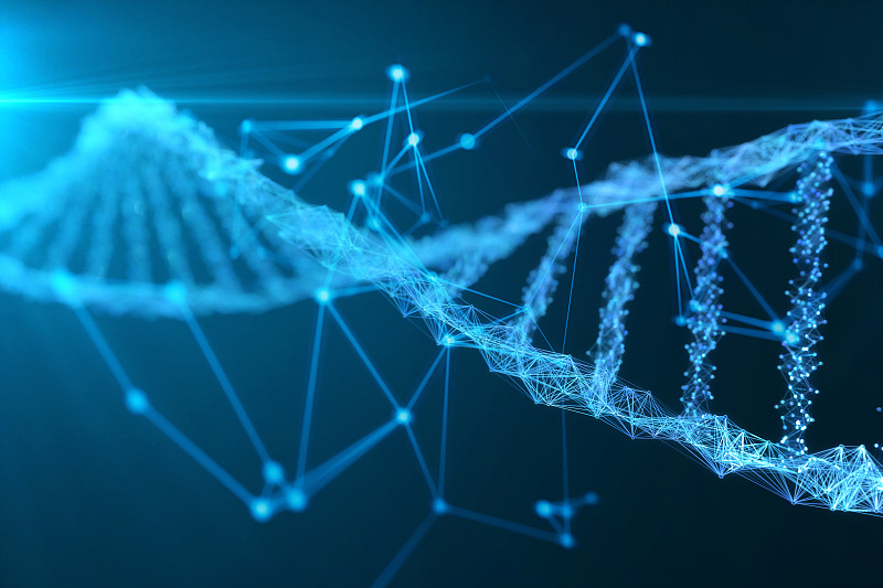 摘要数字网络DNA结构图片下载