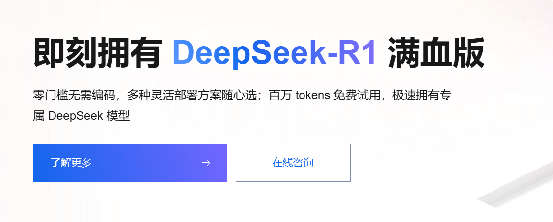 免费领取阿里云百炼AI大模型100万Tokens图文教程 安装DeepSeek-R1满血版-搬主题