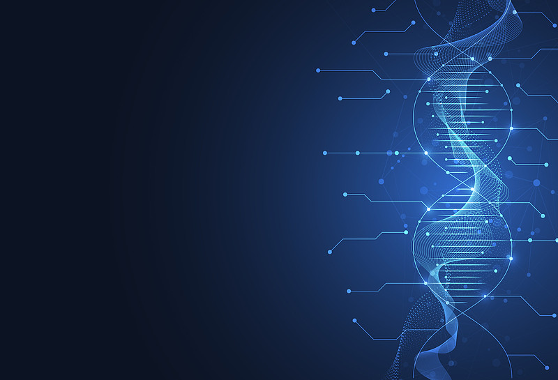 抽象结构分子科学模板图片下载