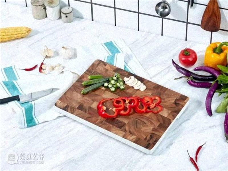 泰国进口的相思木菜板，竟然这么美！