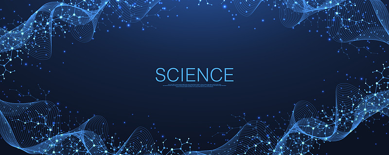 分子抽象结构与遗传学图片下载