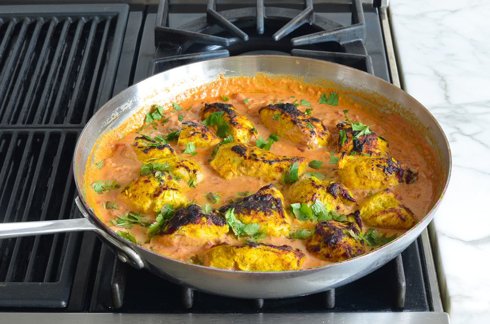 finished chicken tikka masala