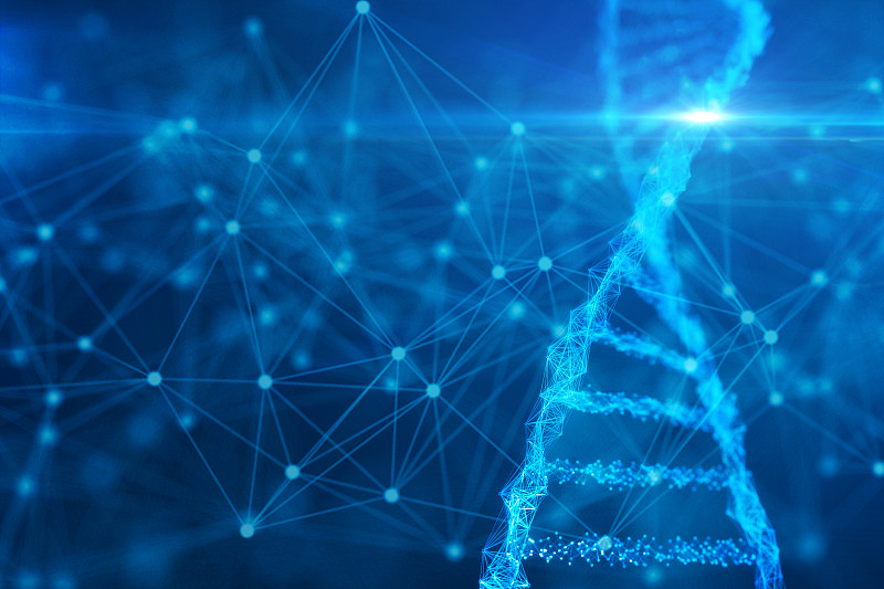 生物技术分子结构与网络图片下载