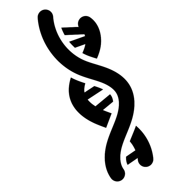 DNA 实心图标图片下载